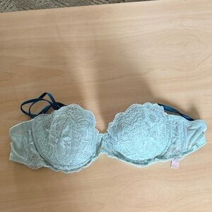 Victoria's Secret Lace Underwire Bra - Light Blue